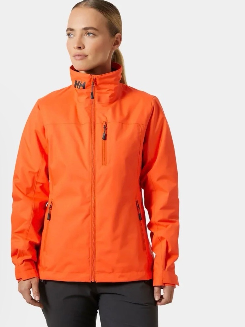 Helly Hansen Coral-Orange Waterproof Shell Jacket